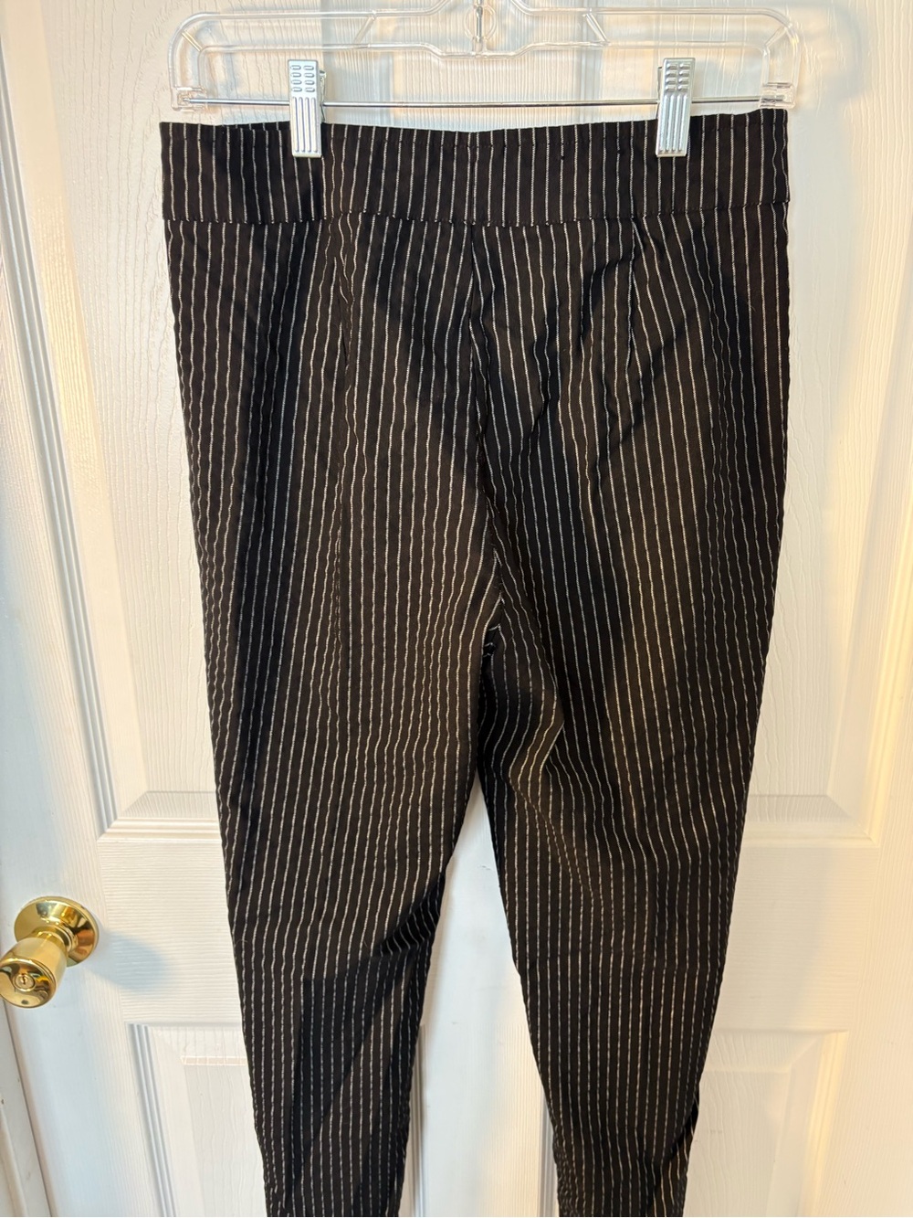 Who What Wear Black Pinstripe Skinny Pants - Picture 3 of 5